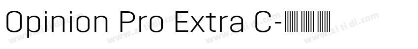 Opinion Pro Extra C字体转换